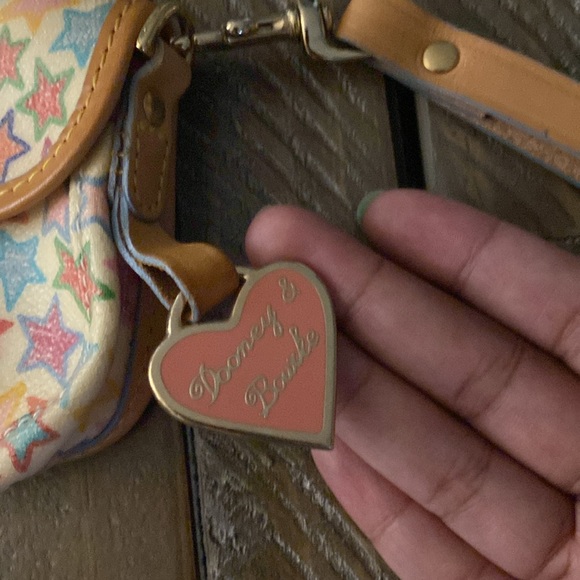 Vintage Y2K Multicolored Dooney & Burkey Leather Wristlet - Picture 3 of 10